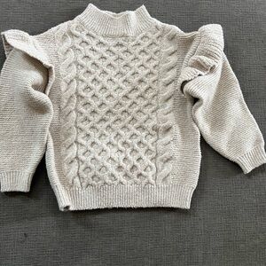 Old Navy Cream Cable Knit Sweater